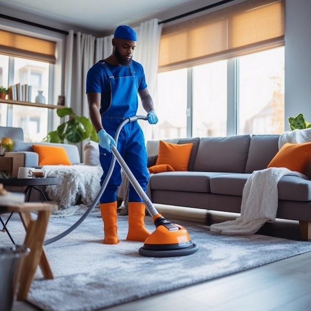 Glans en sereniteit Vrouw die met liefde naar het huis neigt