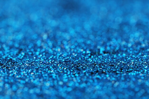 Glanzend blauw glitter oppervlak