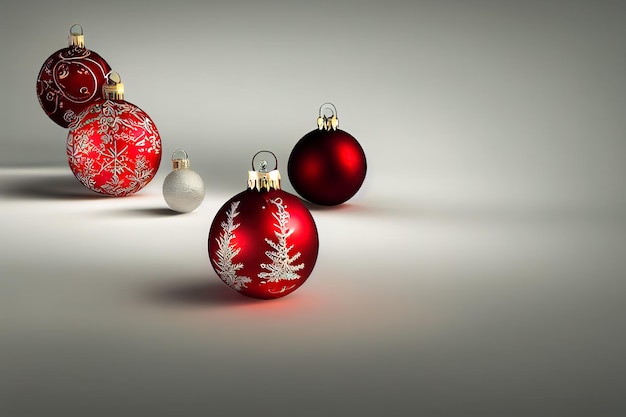 Glanzend gouden 3D-rendering kerstbehang