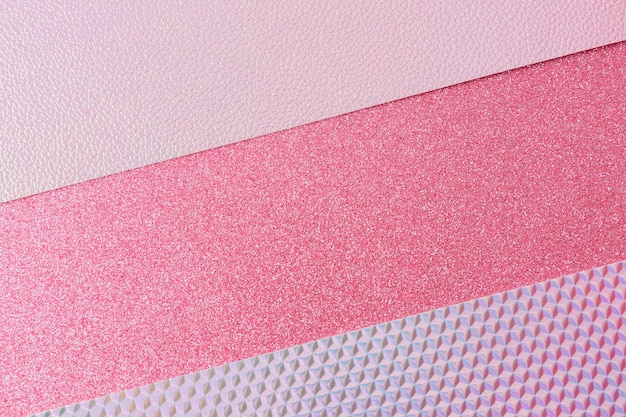 Glanzende en glinsterende oppervlakken Roze en holografische abstracte achtergrond Evenementen feesten Trendy decor voor uw ontwerp Textuur met glitter