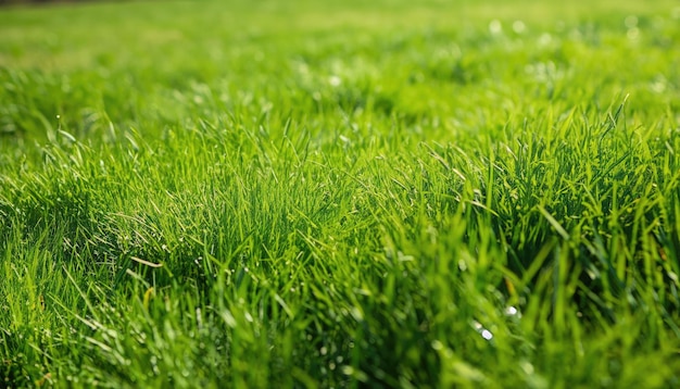 Glanzende groene graslandachtergrond