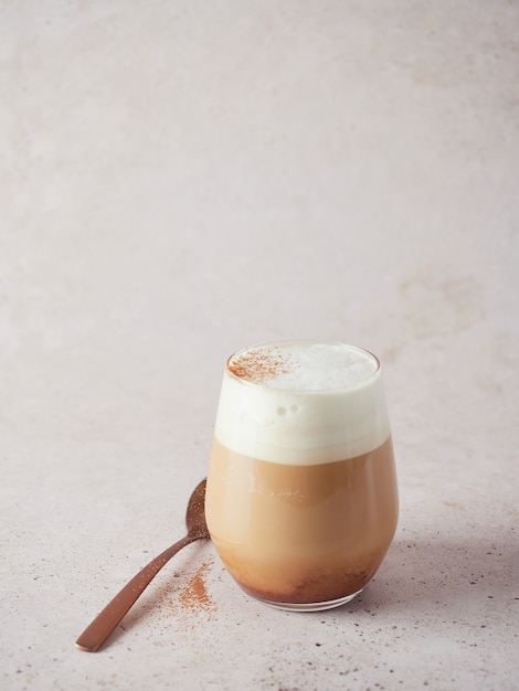 Glas café latte