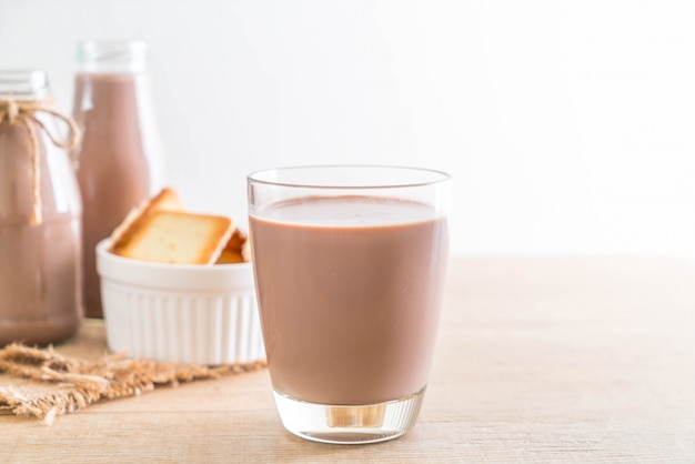 glas chocolademelk