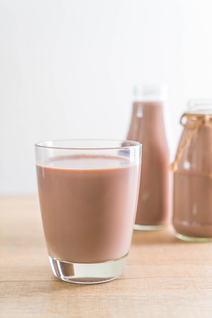 glas chocolademelk