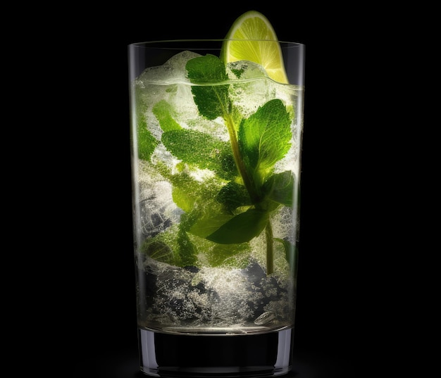 Glas mojito cocktail