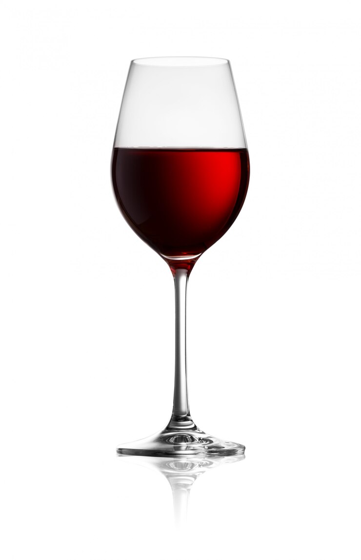 Foto glas rode wijn