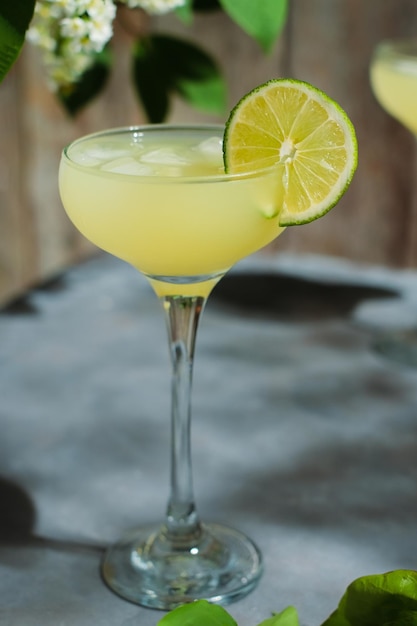 Glas zomer daiquiri cocktail