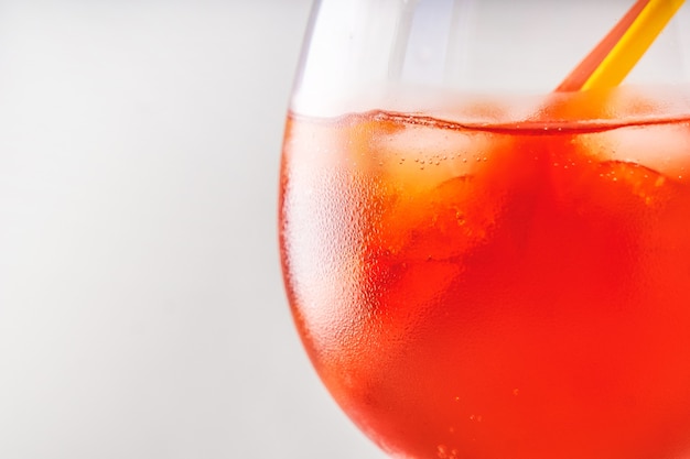 glass of Aperol cocktail