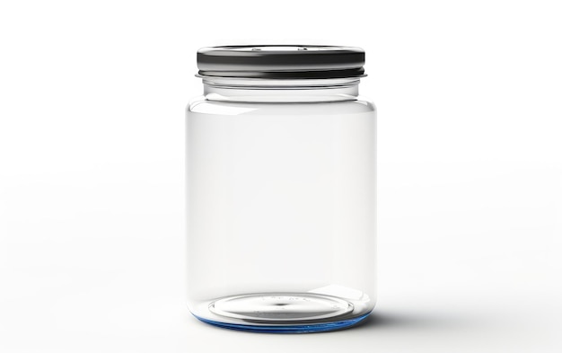 GLASS BATTERY JAR op witte achtergrond