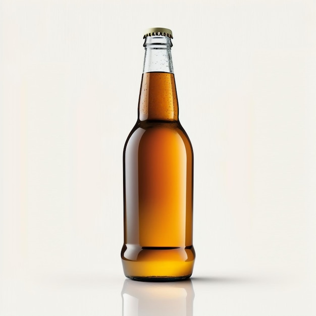 Photo glass bottle beer