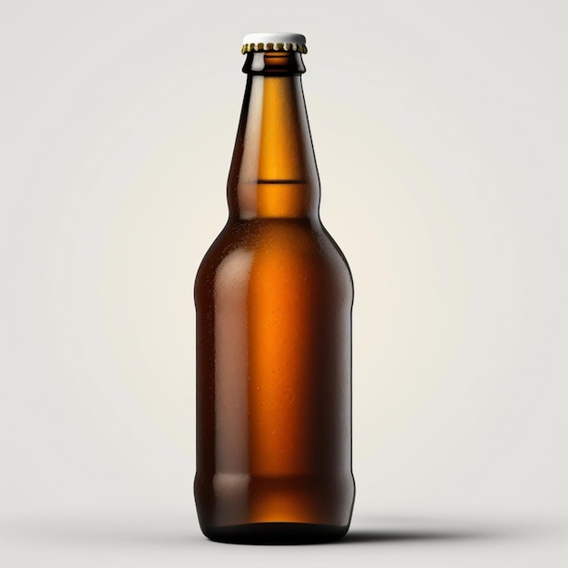 Photo glass bottle beer