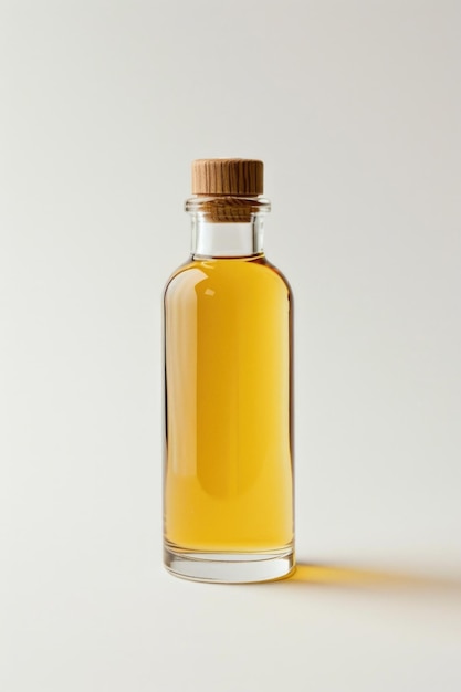 Photo glass bottle with a small amount of oil suitable for various projects