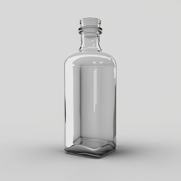 Photo glass bottle