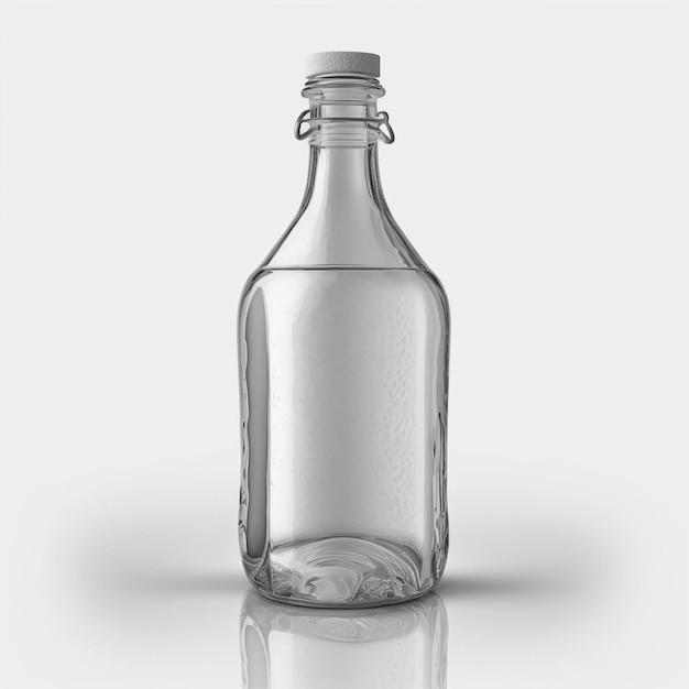 Photo glass bottle