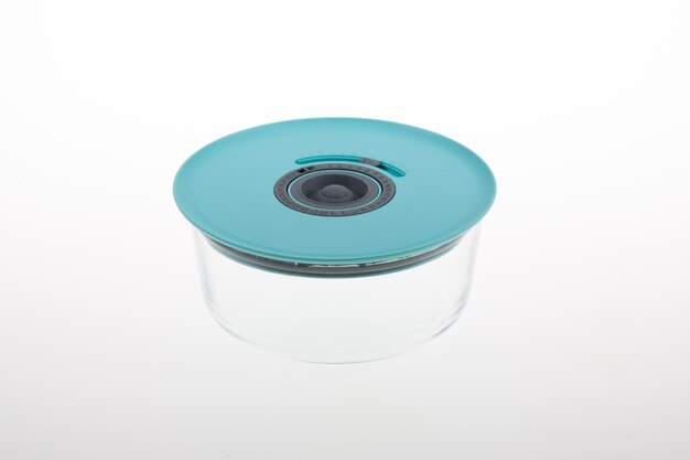 Glass box container with cover preservation box cap\
isolated