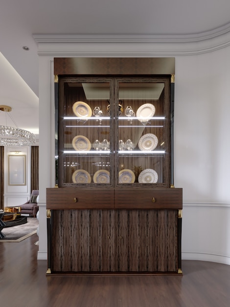 Modern 2024 glass cabinet