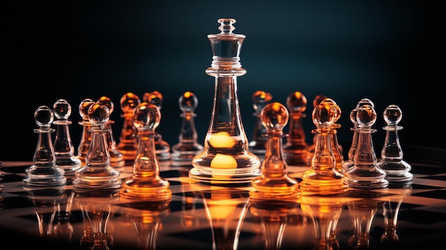 Glass chess