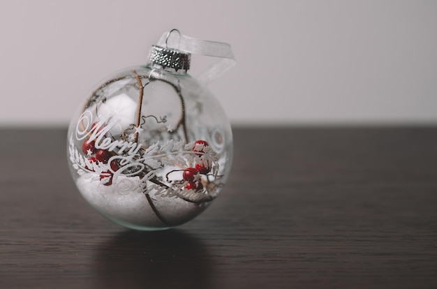 Glass Christmas tree bauble