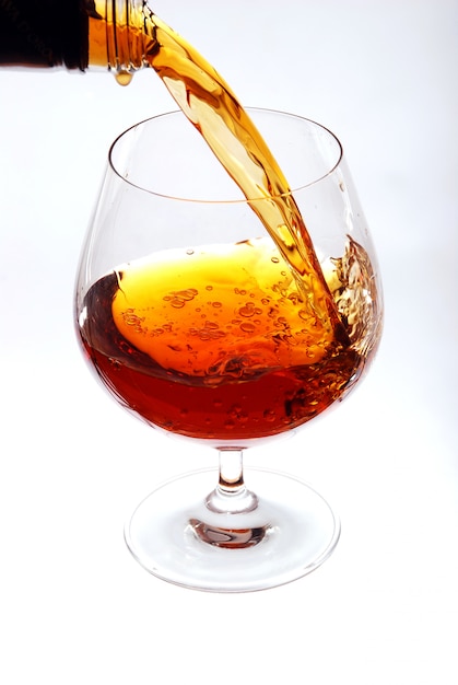 Glass of cognac