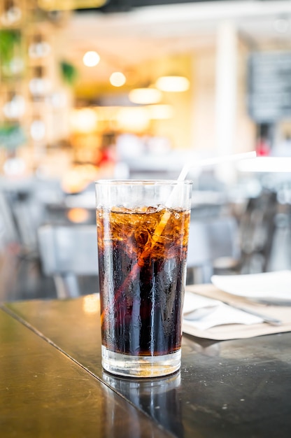 a glass of cola