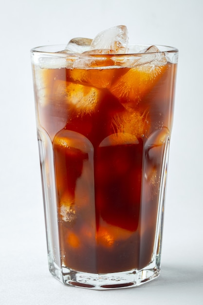 Photo glass of cold coffee