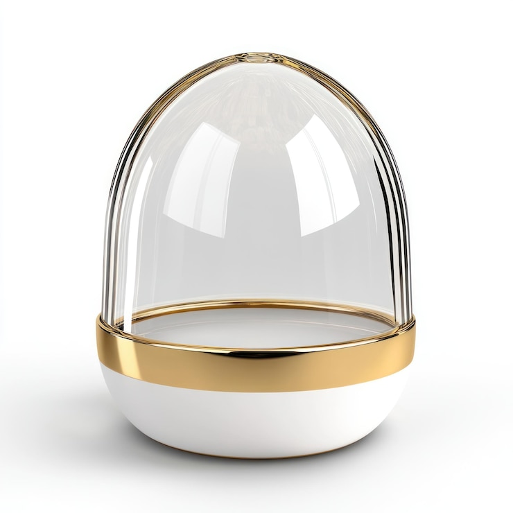Photo glass dome transparent modern glass