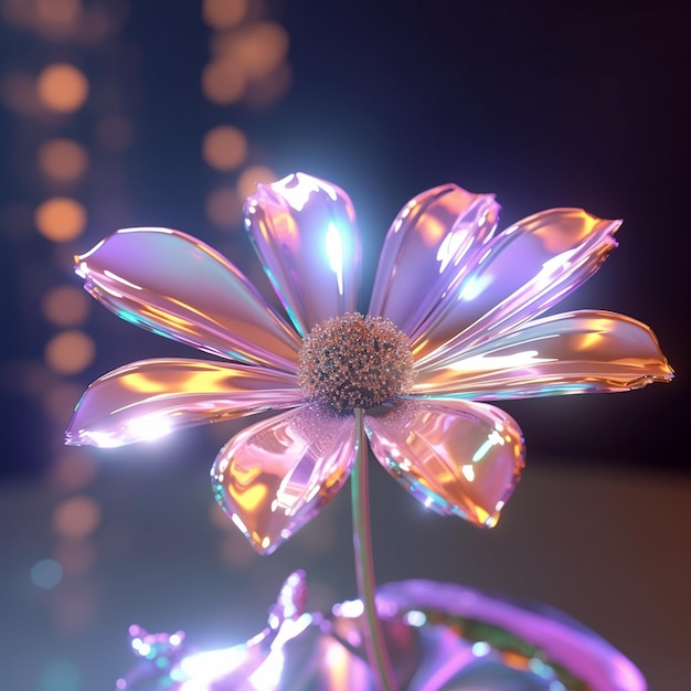 Фото Стеклянный цветок