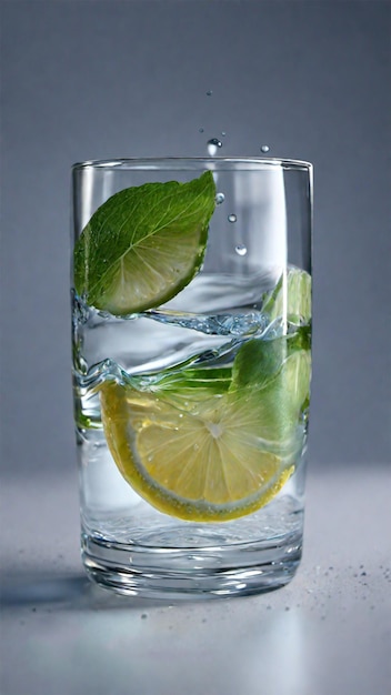 Glass of fresh water photo international water