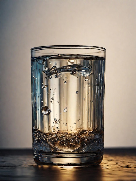 Glass of fresh water photo international water