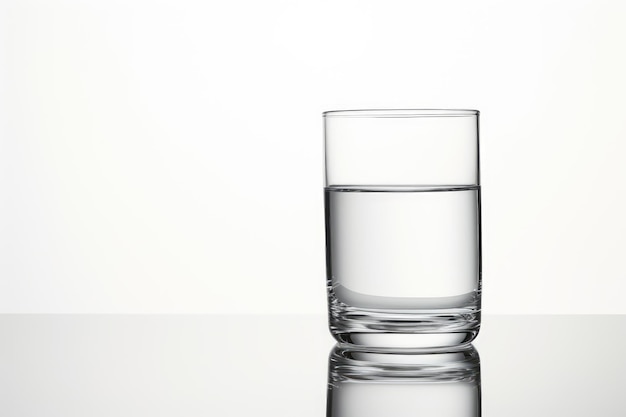 A Glass Isolated On White Background