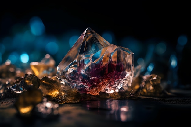 A glass of liquid with a blue background