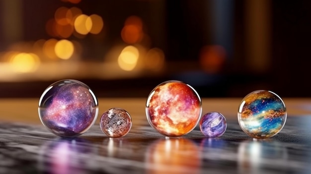 glass marbles balls bubble