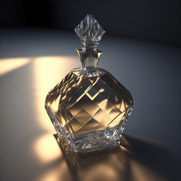Glass material Perfume HD 11 Light and shadow Rendering Product rendering