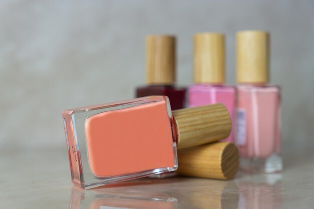 Glass nail polish set