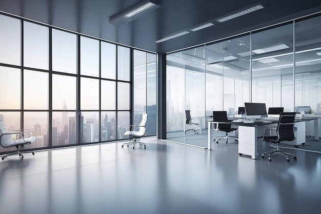 Glass office background for your text business concept