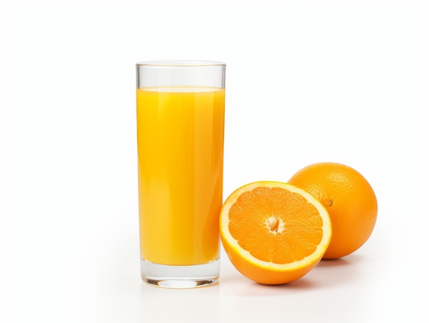 Glass of orange juice