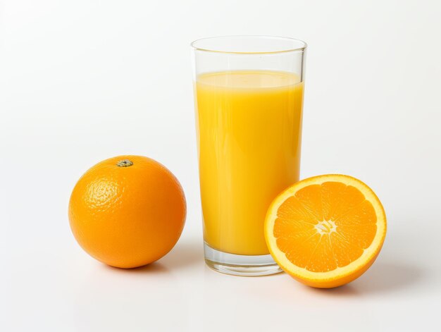 Glass of orange juice