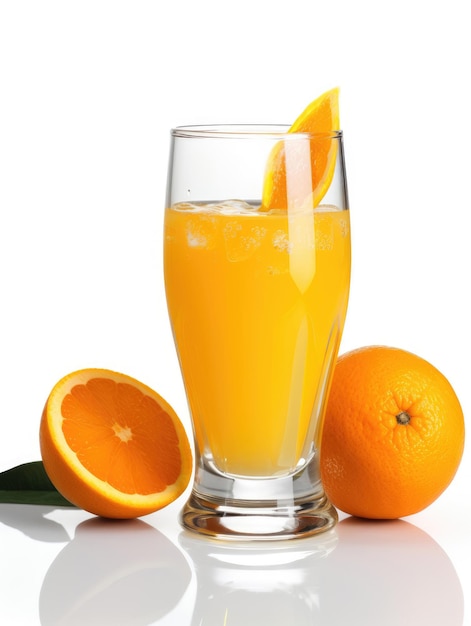 Glass of orange juice