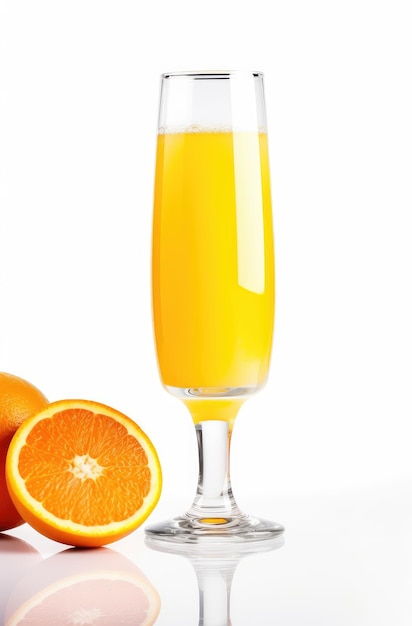 Glass of orange juice