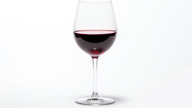 Photo a glass of red wine