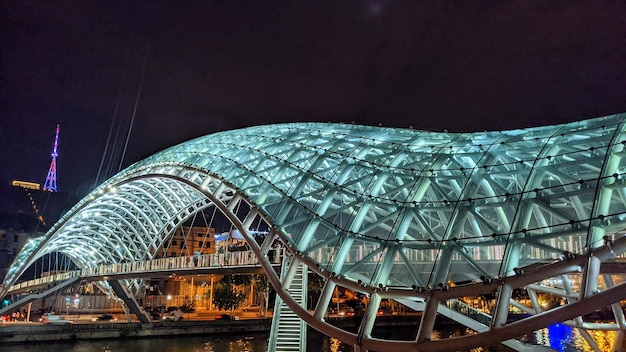 Glass roof over the big new bridge