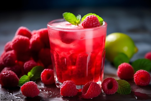 Glass of strawberry juice background