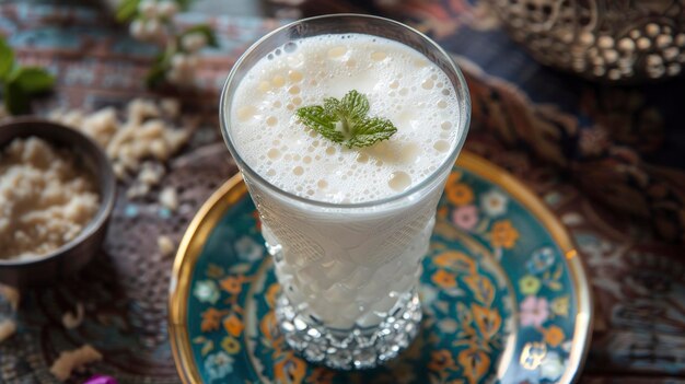 A glass of tasty Buttermilk