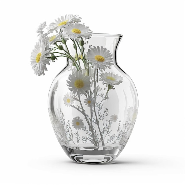glass vase mockup