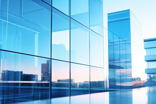 glass wall of a building with the word city on it