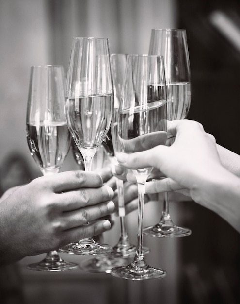 Glass of wine glasses
