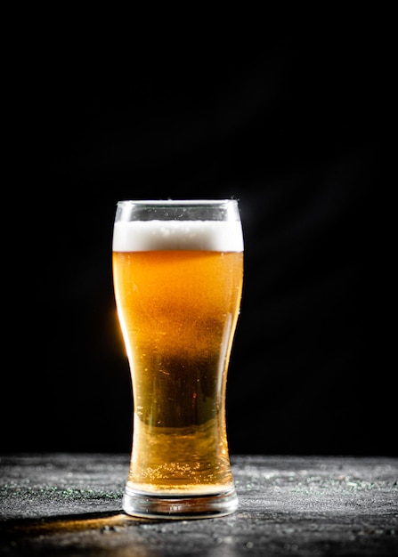 glass with beer
