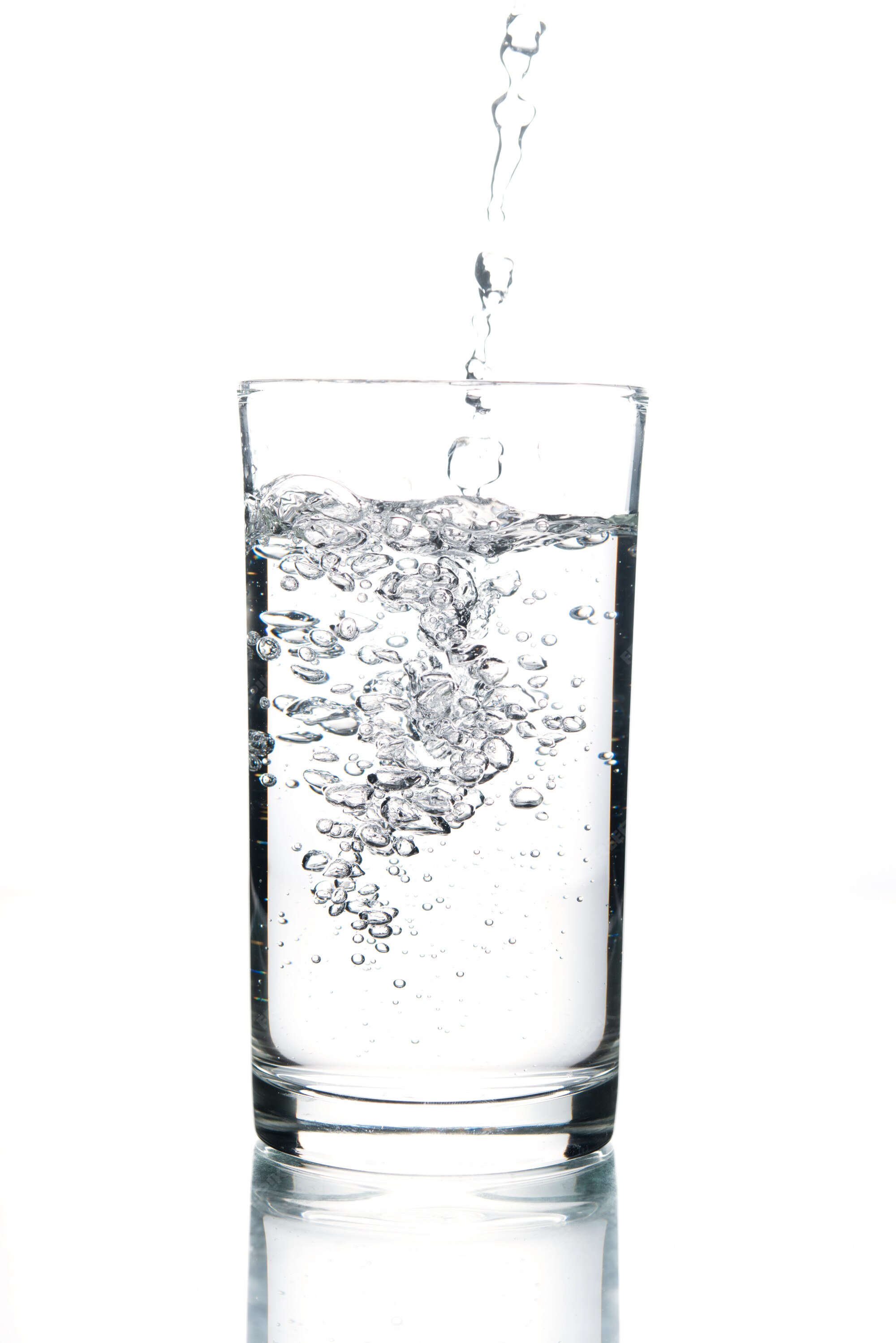 Premium Photo  Glass of water isolated on white