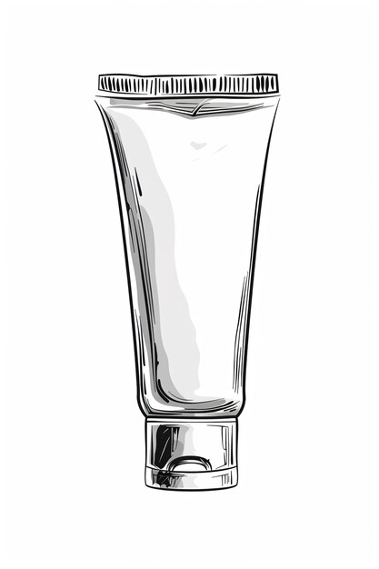 Photo a glass with a white background and a drawing of a bottle of alcohol