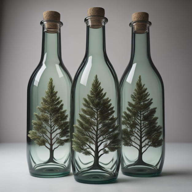 Photo glassbottles